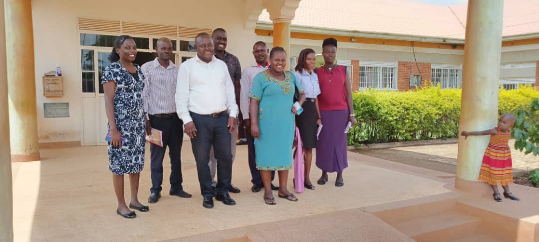 Site hand over to CHRISTONE Contractors Ltd for the construction of Nabirumba Seed Secondary school, Nabwigulu Sub County. Project duration is 2 years and 3,049,806,996 Ug Shs is the project sum. construction of Nabirumba Seed Secondary school